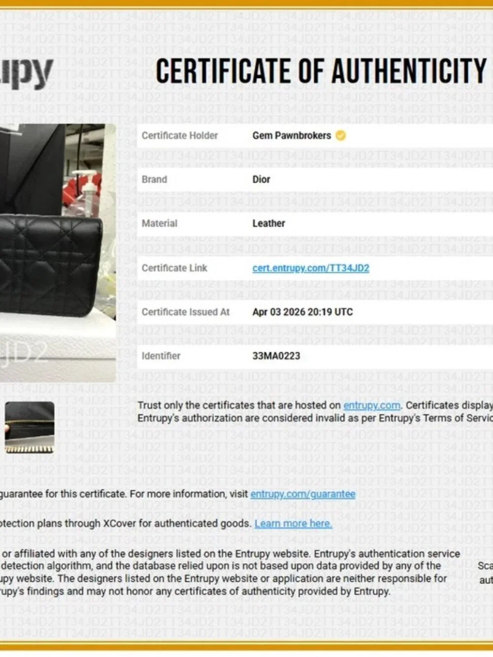Christian Dior Lady Dior Voyageur Wallet Black Cannage Lambskin
